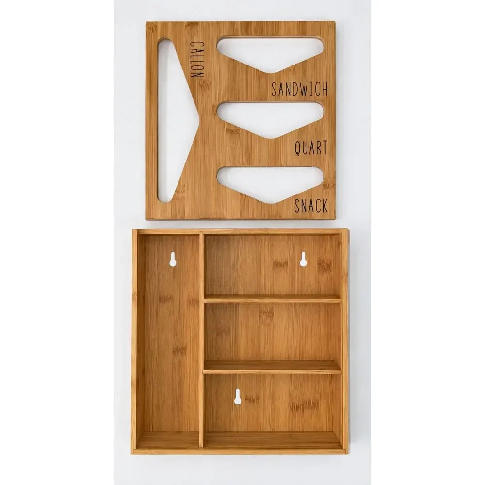 Huntington Home Bamboo Bag Organizer